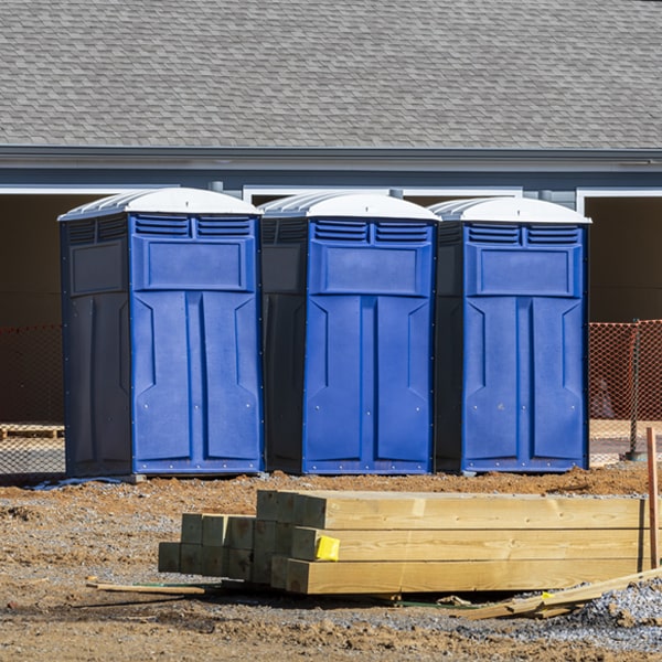 how can i report damages or issues with the porta potties during my rental period in Kerrtown PA